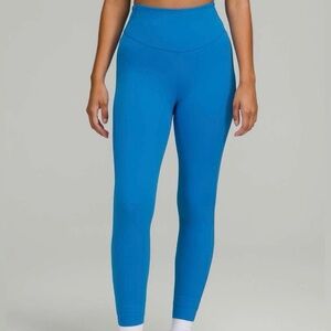 Lululemon Base Pace High Rise Running Leggings 25” ~ 12 ~ Poolside